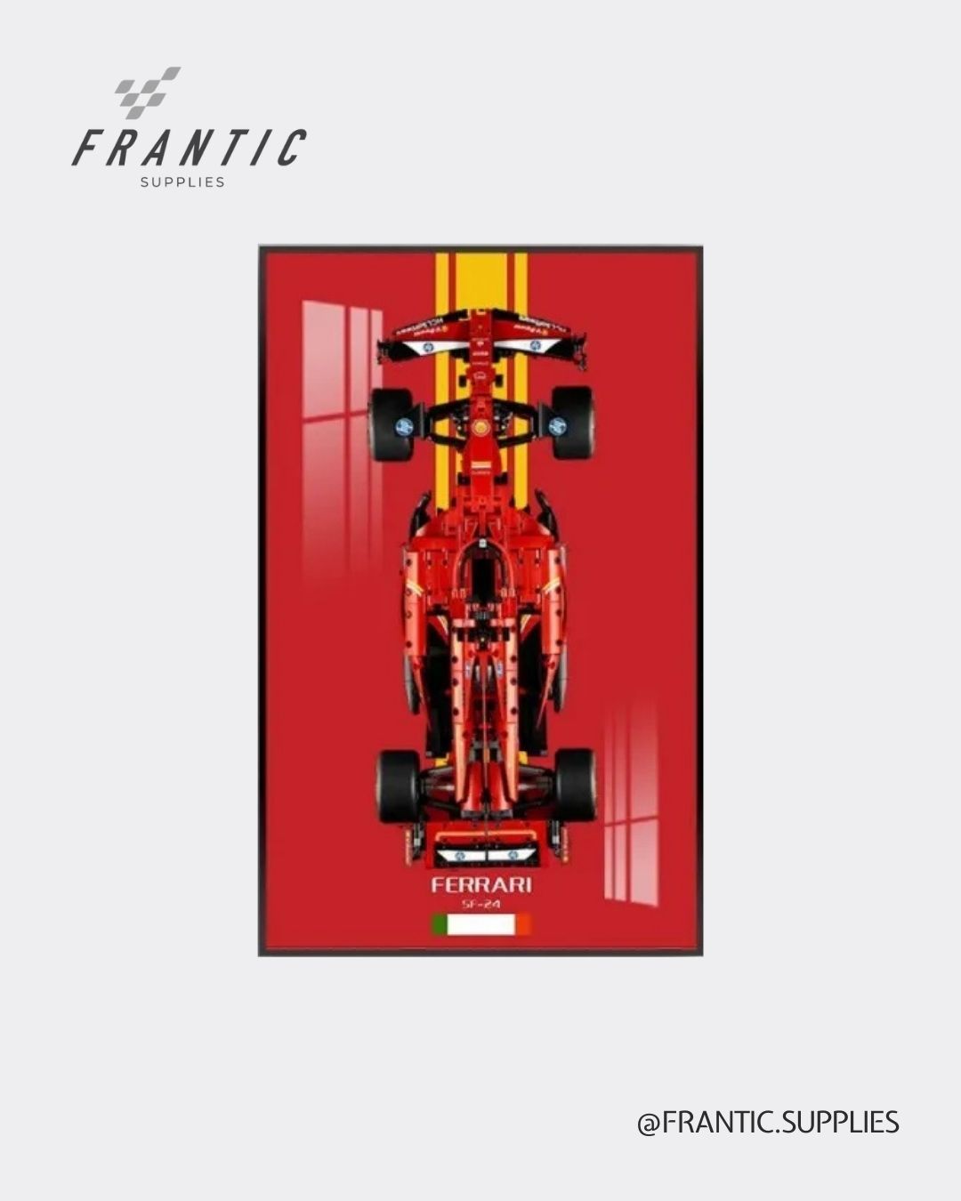 Wall Display Frame for Lego Technic Ferrari SF-24 F1