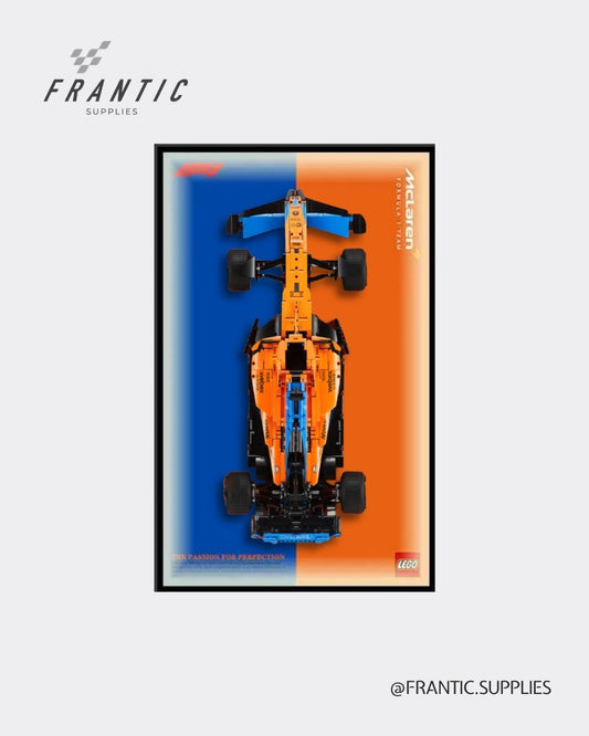 Wall Display Frame for LEGO Technic McLaren F1