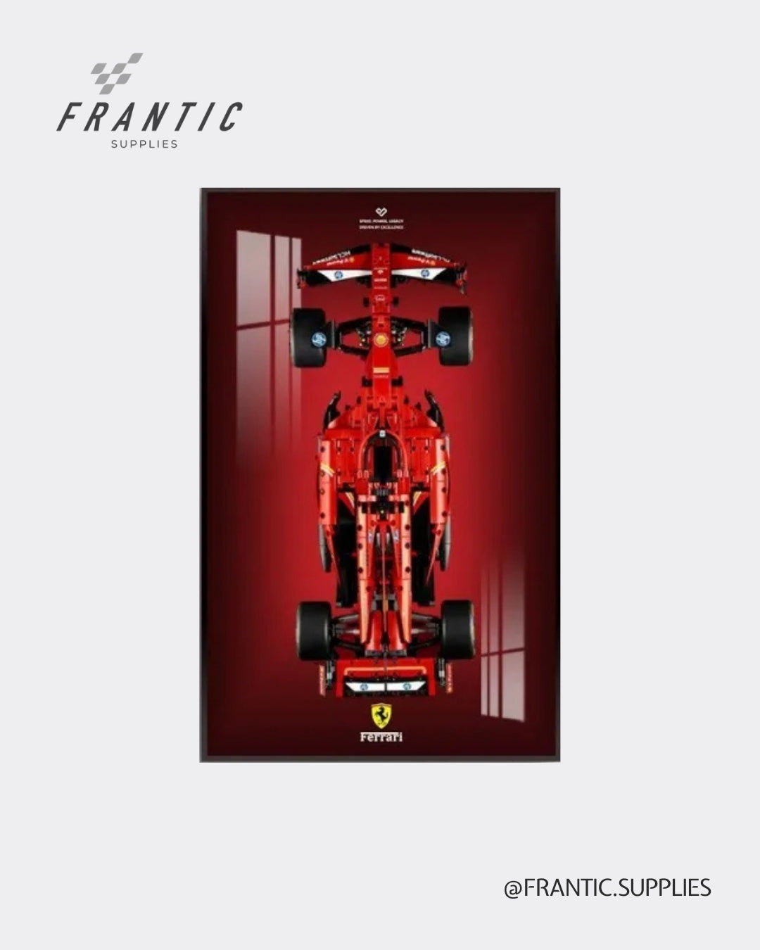 Wall Display Frame for Lego Technic Ferrari SF-24 F1
