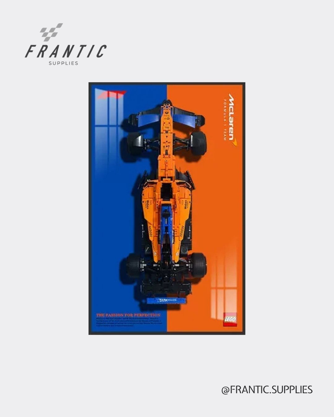 Wall Display Frame for LEGO Technic McLaren F1