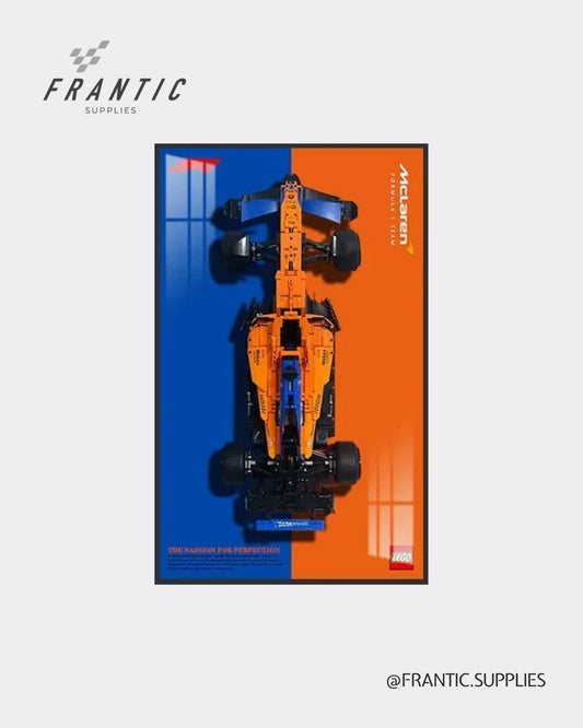 Wall Display Frame for LEGO Technic McLaren F1