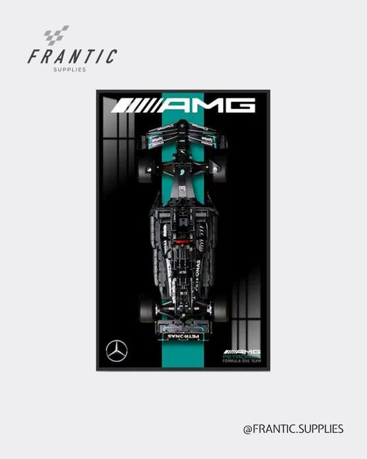 Wall Display Frame for LEGO Technic Mercedes-AMG F1