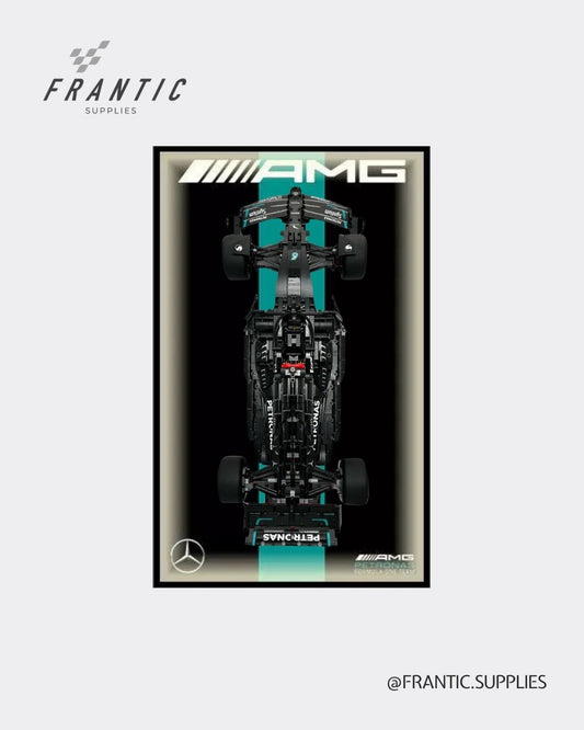 Wall Display Frame for LEGO Technic Mercedes-AMG F1